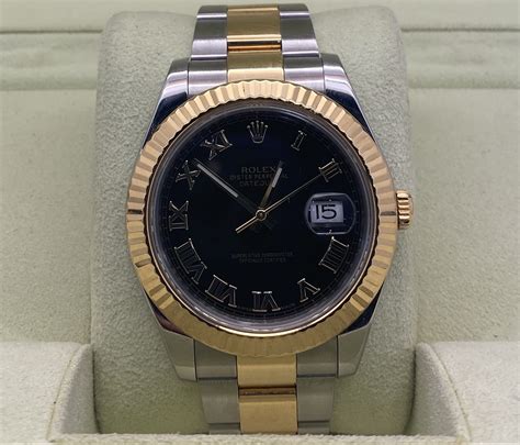 ladies gold rolex black dial|Rolex datejust 41mm black dial.